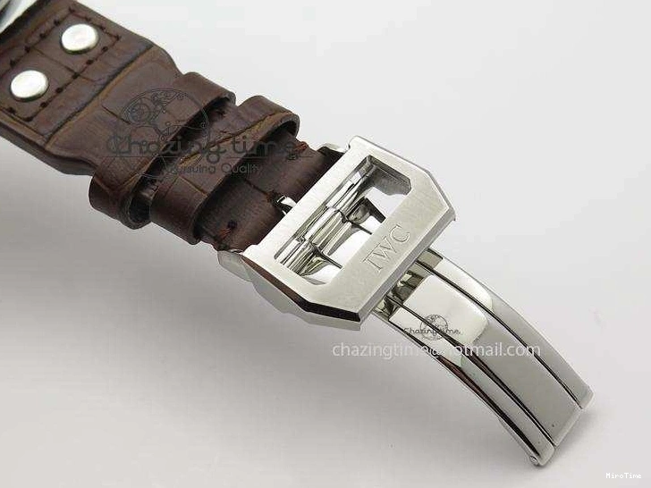 MIROTIME 0811 Reliable Big Pilot “Markus Buhler” IW5003 Turbine V6F Best Edition Blue Dial On Leather Strap A 7324